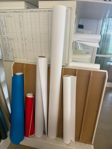 1554211-11 Lot of vinyl rolls