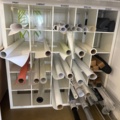 1554211-12 Lot of vinyl rolls