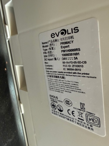 1554215-5 Card printer Evolis Primacy Expert