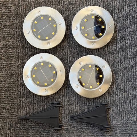 1554389-2 32 st Solcellsdriven Trädgårdsbelysning Puck - Fri frakt