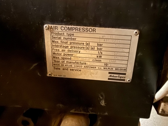 1554423-8 Kompressor Atlas Copco GA 115