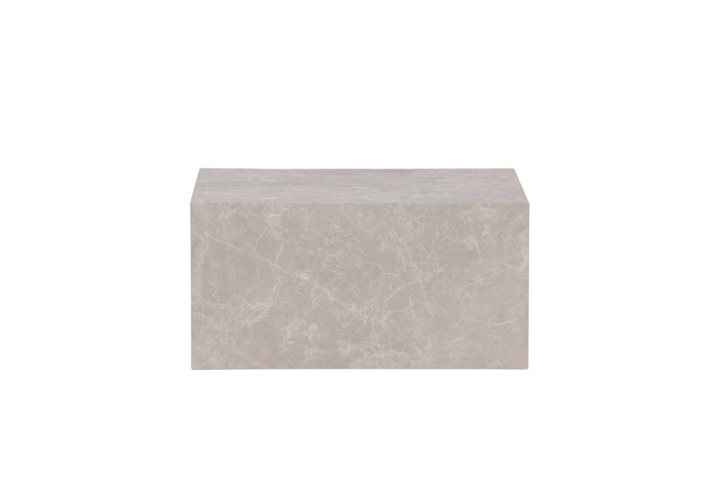 1552922-3 York soffbord — MDF, beige marmorlook. 120x60x45cm