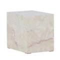 1552924-3 2st York sidobord — beige stonelook. 35 × 35 × 25 cm.