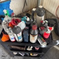 1405950-11 2 workshop trolleys – metal and plastic