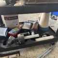 1405950-12 2 workshop trolleys – metal and plastic