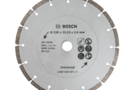 1540948 Diamond cutting disc - 2 pcs, Bosch, Universal, 230 mm