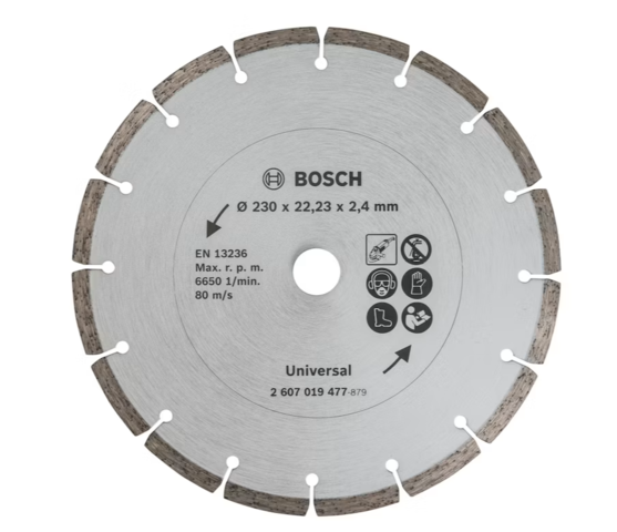 1540948-1 Diamond cutting disc - 2 pcs, Bosch, Universal, 230 mm