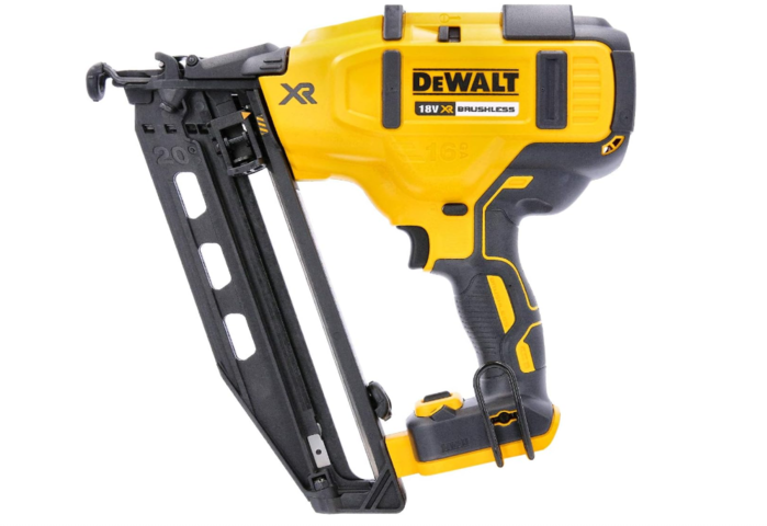 1540968-1 Spikpistol - DeWalt, 18V XR, kolborstfri motor, batteri Medföljer ej