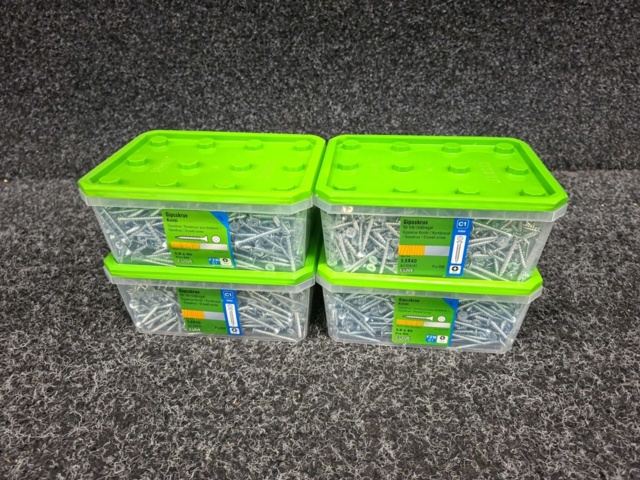3600 st Gipsskruv kombi 3.9x40mm, Essve