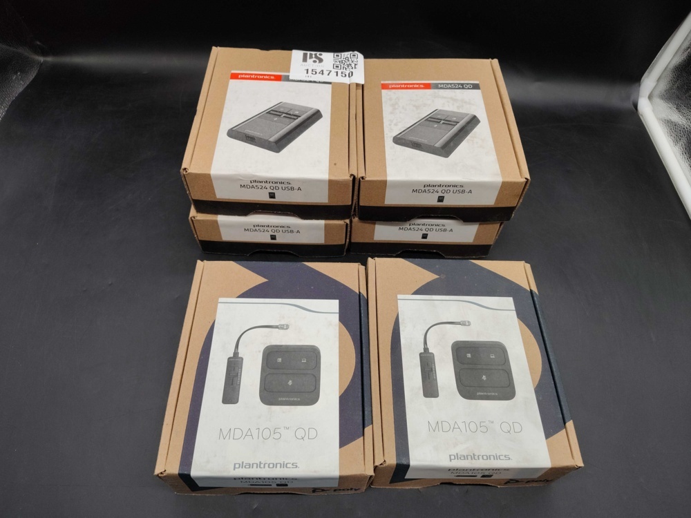 1547150-2 Sound processor, 6 pcs - Plantronics, MDA524 QD USB-A, MDA105 QD