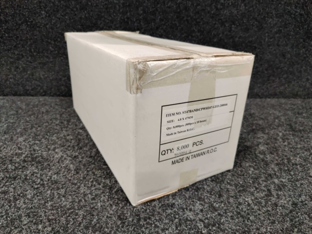 8000 st Trallskruv bandad 4,8x47mm, Silver