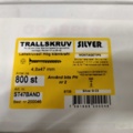 1552239-8 8000 st Trallskruv bandad 4,8x47mm, Silver