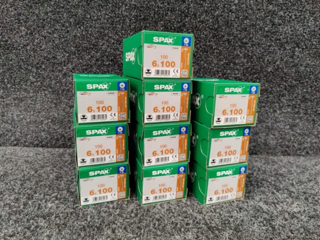 1552279-1 1000 pcs Universal screws Spax 6x100mm