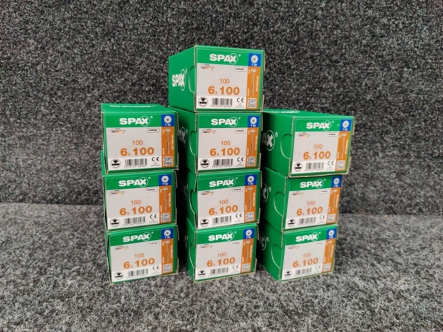 1552282-2 1000 st Universalskruvar Spax 6x100mm