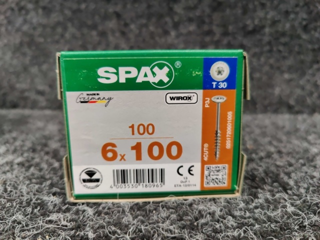 1552282-3 1000 st Universalskruvar Spax 6x100mm