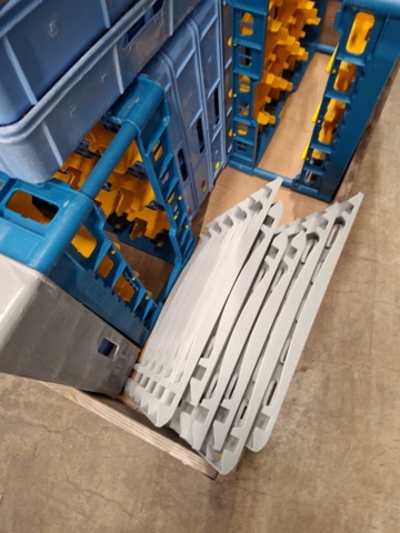 1554563-9 Dishwashing trolley & dishwashing trays
