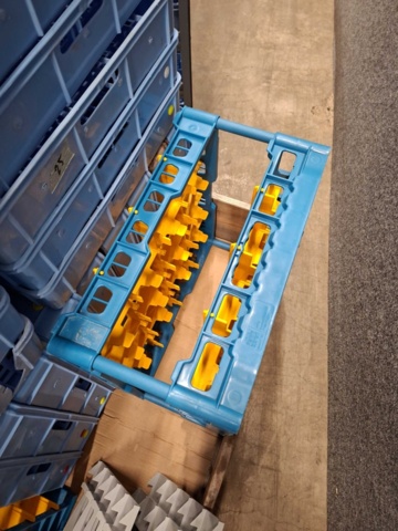 1554563-10 Dishwashing trolley & dishwashing trays