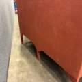 1554600-10 Restaurant sofas with gold-plated footrests