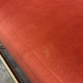 1554600-18 Restaurant sofas with gold-plated footrests