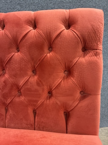 1554600-19 Restaurant sofas with gold-plated footrests