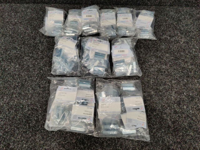 1552306-2 Ca 220 st Skarvmuttrar M8, M10 & M12, TF