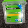 1554658-12 15 pcs Packs Wood Screws 5.0x30, 5.0x35 & 5.0x25mm, Essve