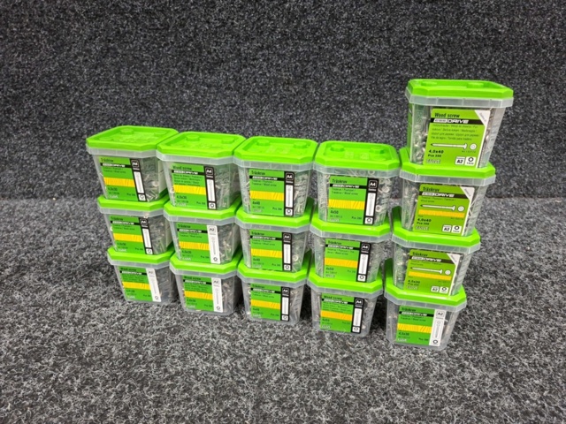 1554659-1 16 pcs Packs Wood Screws, Essve