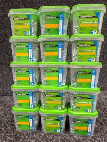 1554661-2 15 pcs Packs Wood Screws, Essve
