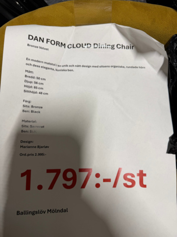1552344-9 Chairs 8 pcs - Dan-Form
