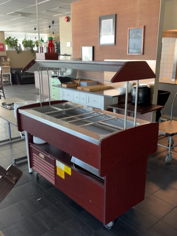 1548930-2 Buffet trolley, tray trolleys, microwave, etc.