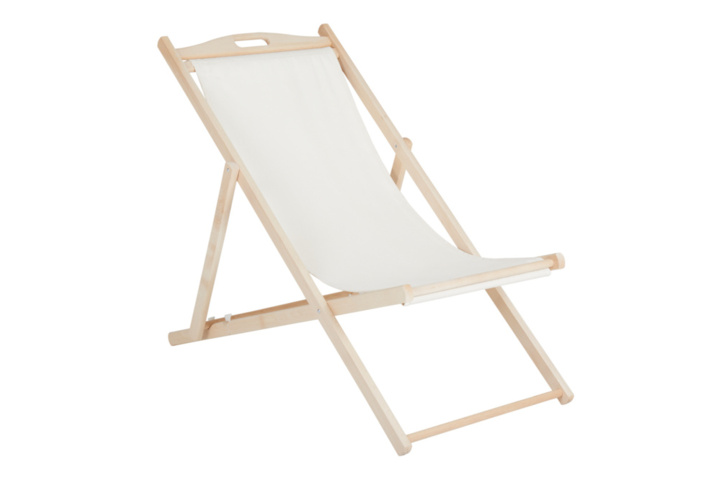 2 st Strandstolar Brafab Dingla Natur/Beige