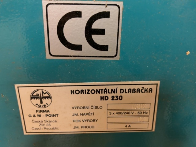 1531241-4 G & M Point HD 230 Horisontell långhålsborrmaskin 4 kW – Provkörd
