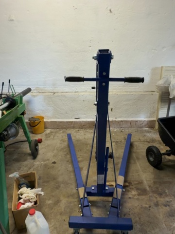 1531243-1 Biltema Motorlyft 1000 kg – Modell 15-780 – Provkörd och fungerande