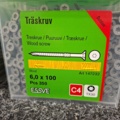 1554546-3 700 st Träskruv 6.0x100mm, Essve