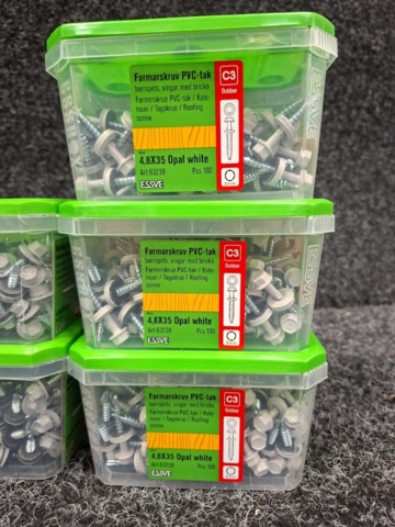 1554917-3 5 pcs Packs Farmer's Screw, Essve