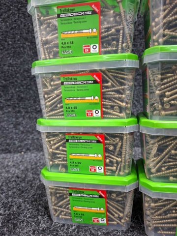 1554926-2 3000 pcs Trall screw 4.8x55mm, Essve
