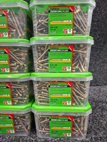 1554926-4 3000 pcs Trall screw 4.8x55mm, Essve