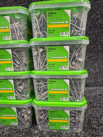 1554928-3 3000 pcs Trall screw 4.2x55mm, Essve
