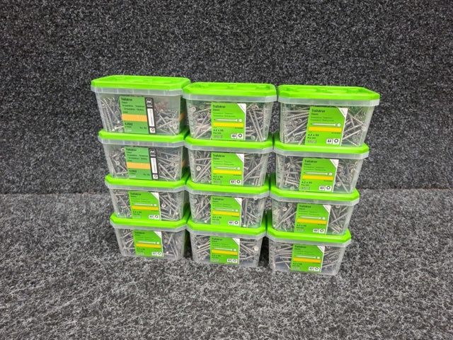 1554930-1 3000 pcs Trall screw 4.2x42 & 4.2x55mm, Essve