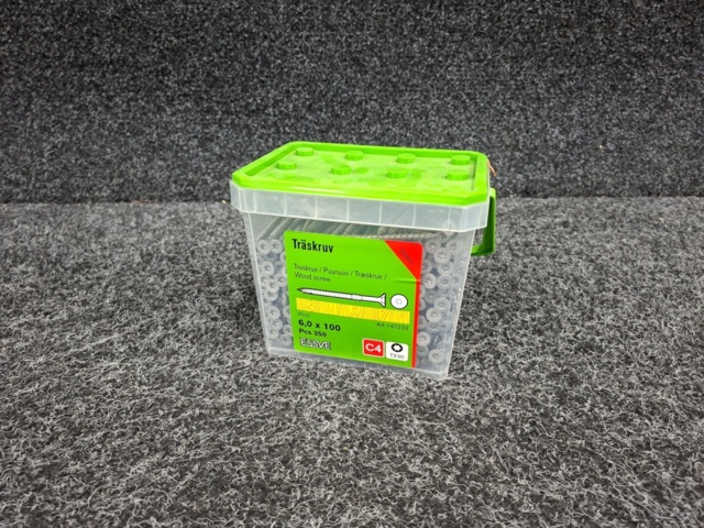 1554949-1 350 st Träskruv 6.0x100mm, Essve