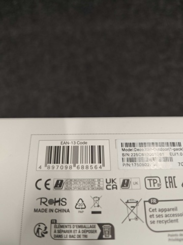 1527238-3 Router TP-Link Deco X50-Outdoor
