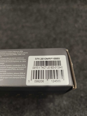 1527253-3 Gamingtangentbord Logitech G915 X (svart)