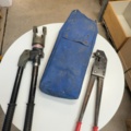 1531253-2 Elpress V1311 Hydraulic cable press 13 tons with transport bag and crimping pliers – Working