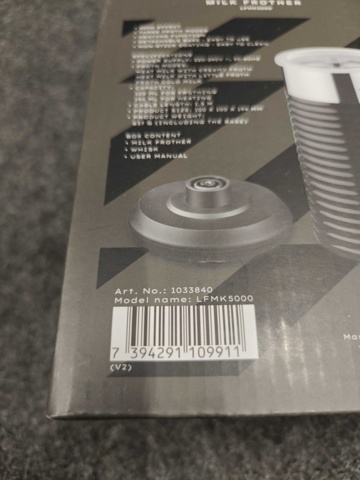 1527266-3 Milk frother Loeffen LFMK5000
