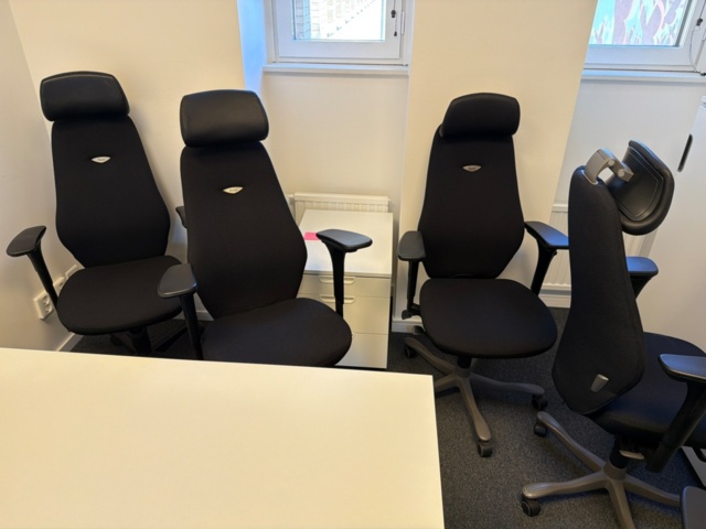 1555386-7 Kinnarps kontorsstolar, 5 st
