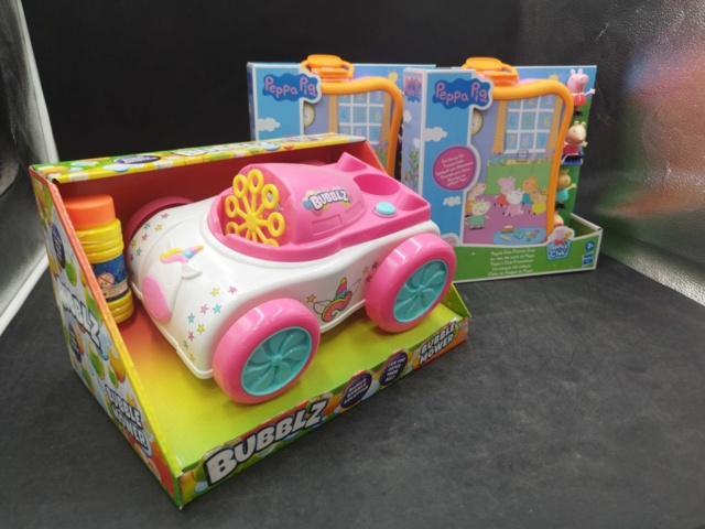 Lekset och såpbubbelgräsklippare, 3 st - Peppa Pig, BUBBLZ