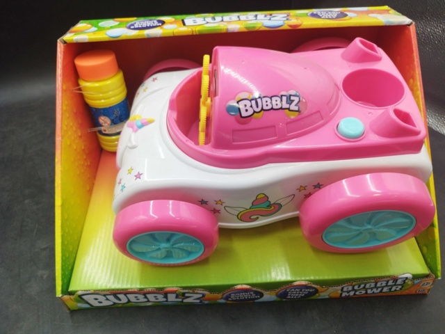 1537294-5 Lekset och såpbubbelgräsklippare, 3 st - Peppa Pig, BUBBLZ