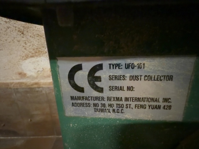 1531234-4 Spånsug / Dammutsug Rexma UFO-101 – 3 hk, 380 V