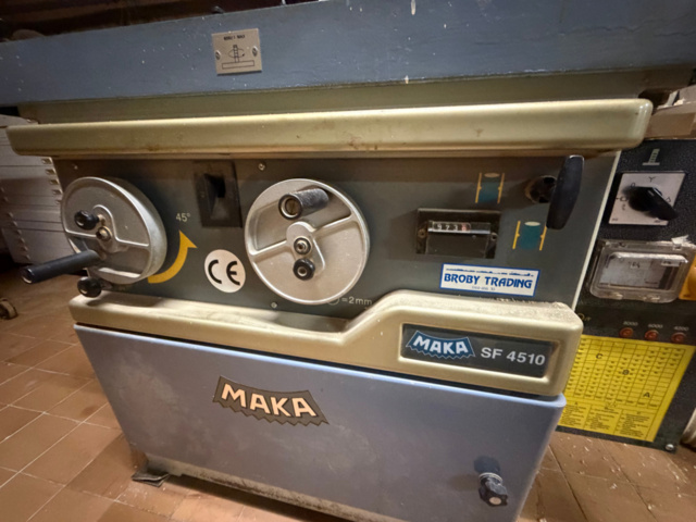 1531235-8 MAKA SF 4510 Spindelfräs med matarverk – Tillverkad av Griggio – 1998 – Provkörd och fungerande