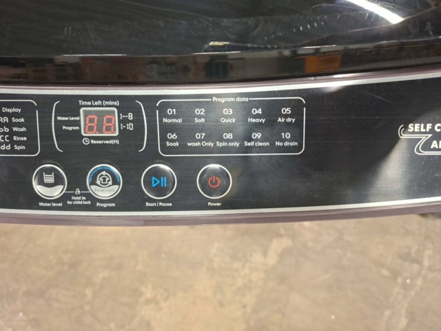 1555465-14 Top loading washing machine with dryer - 15 kg washing capacity